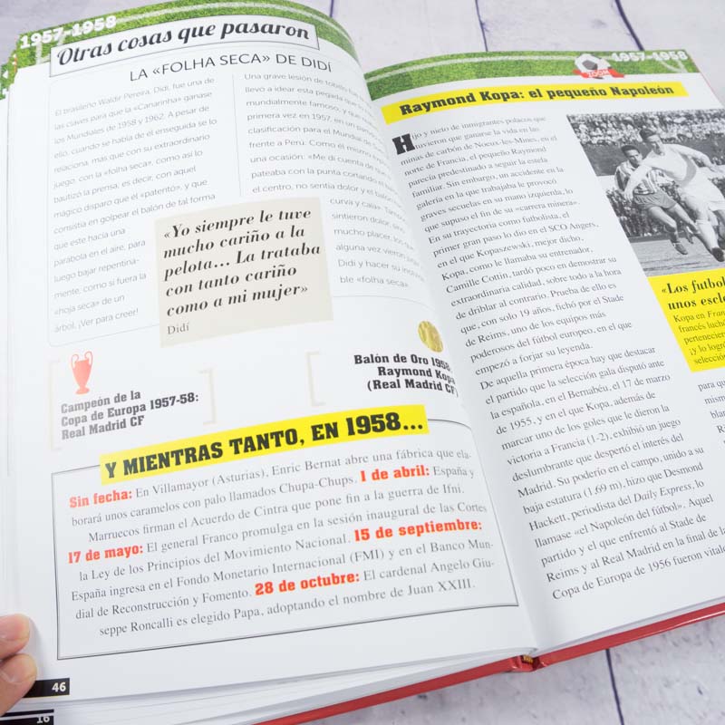Regalos personalizados: Regalos con nombre: Libro para futboleros nacidos en 1958