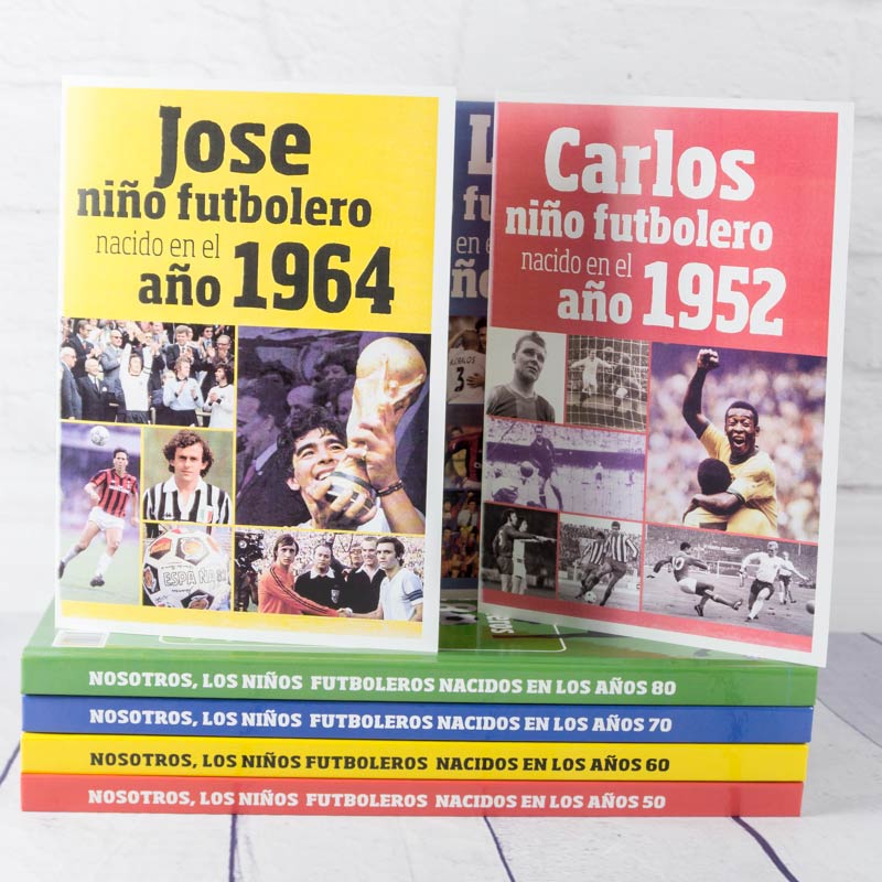 Regalos personalizados: Rebajas: Libro fútbol año de nacimiento