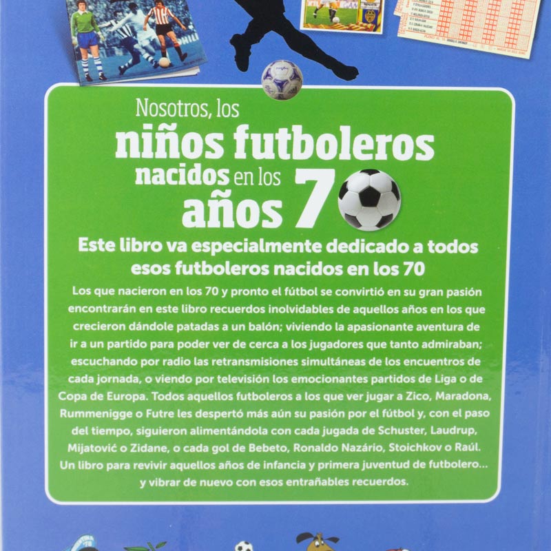 Regalos personalizados: Libros personalizados: Libro 'Nosotros, los niños futboleros' con tarjeta 1972