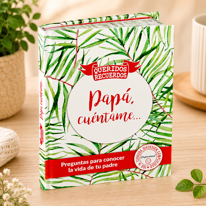 Regalos personalizados: Regalos con nombre: Libro Papá cuéntame con tarjeta personalizada Regalos personalizados: Regalos con nombre: Libro Papá cuéntame con tarjeta personalizada
