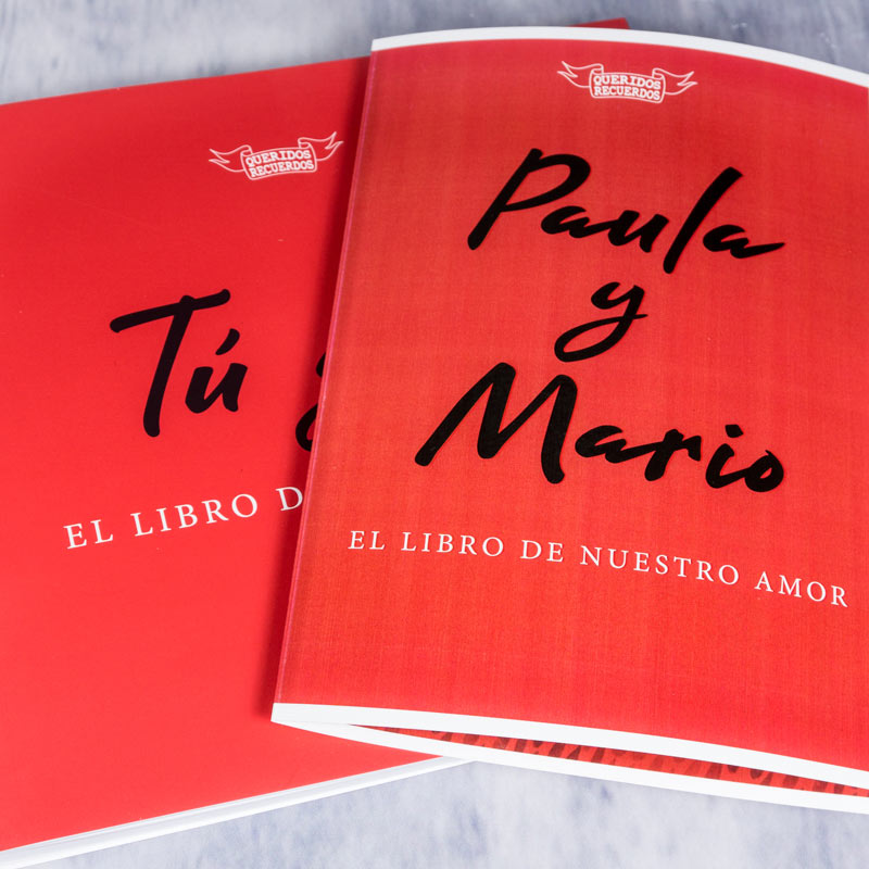 Regalos personalizados: Regalos con nombre: Libro Tú y yo con tarjeta personalizada