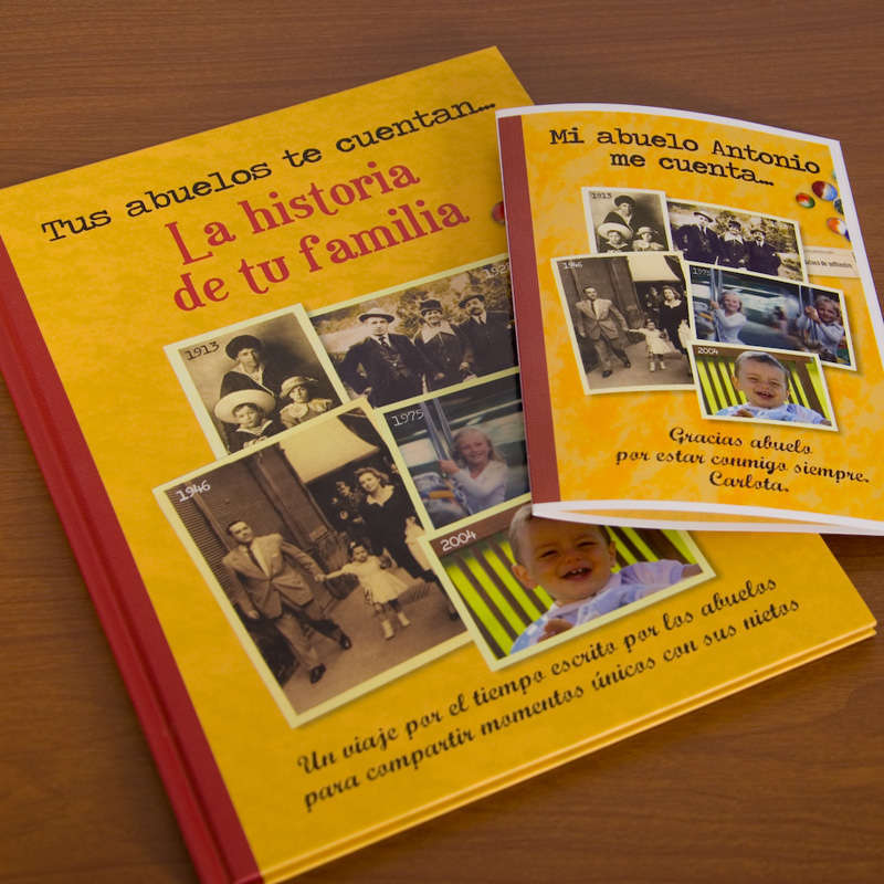 Regalos personalizados: Rebajas: Libro Tus abuelos te cuentan con tarjeta