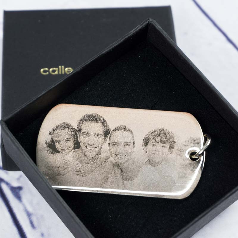 Regalos personalizados: Llaveros personalizados: Llavero con foto grabada