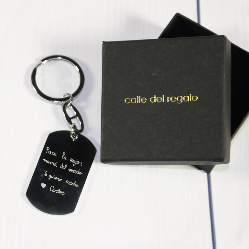 Regalos personalizados: Llaveros personalizados: Llavero con tu letra grabada