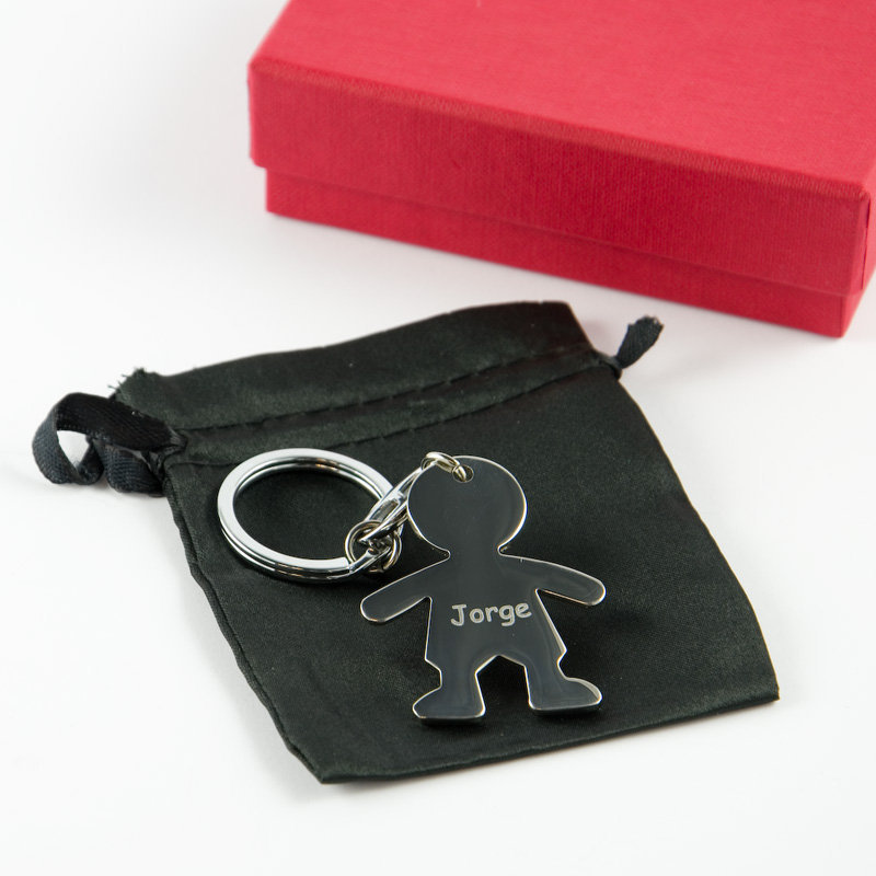 Regalos personalizados: Llaveros personalizados: Llavero ni&ntilde;o grabado