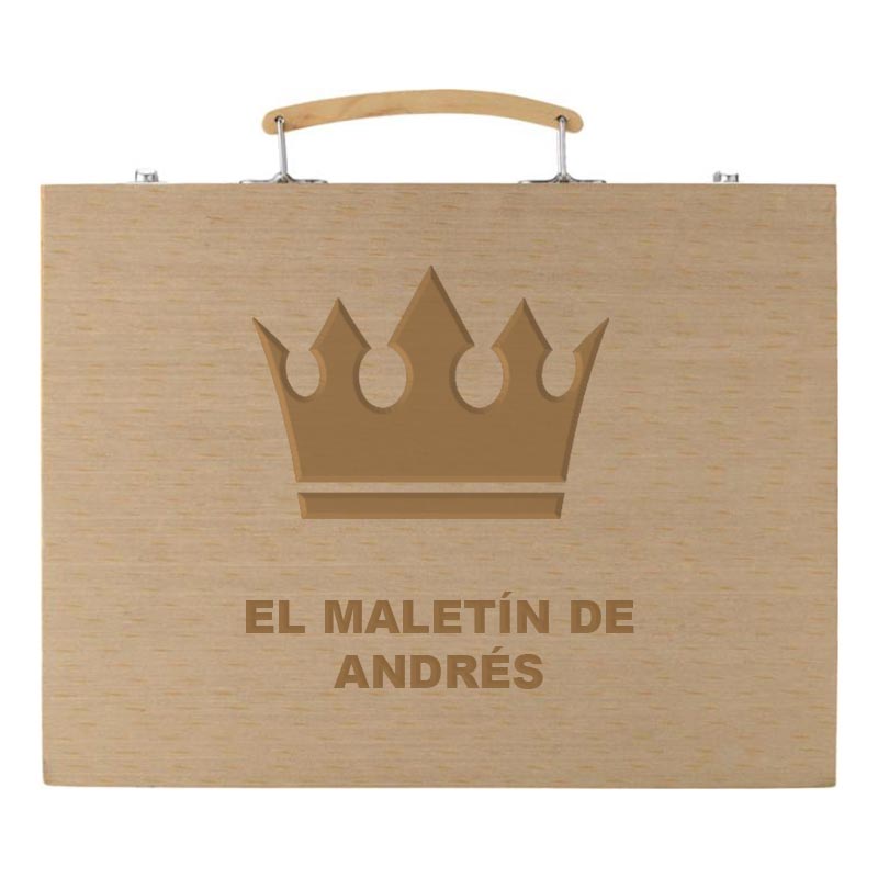 Regalos personalizados: Regalos con nombre: Maletín de pinturas personalizado