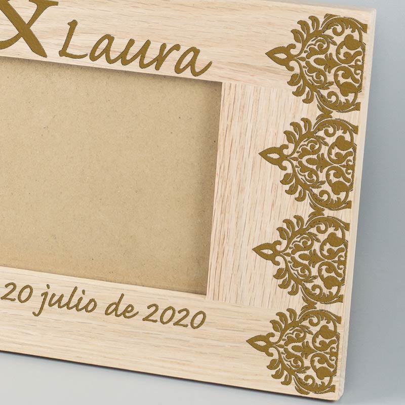 Regalos personalizados: Diseño y decoración: Marco de fotos grabado para pareja