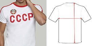 Medidas camiseta CCCP