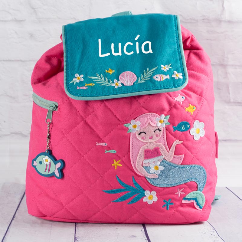 Regalos personalizados: Regalos bordados: Mochila infantil acolchada personalizada