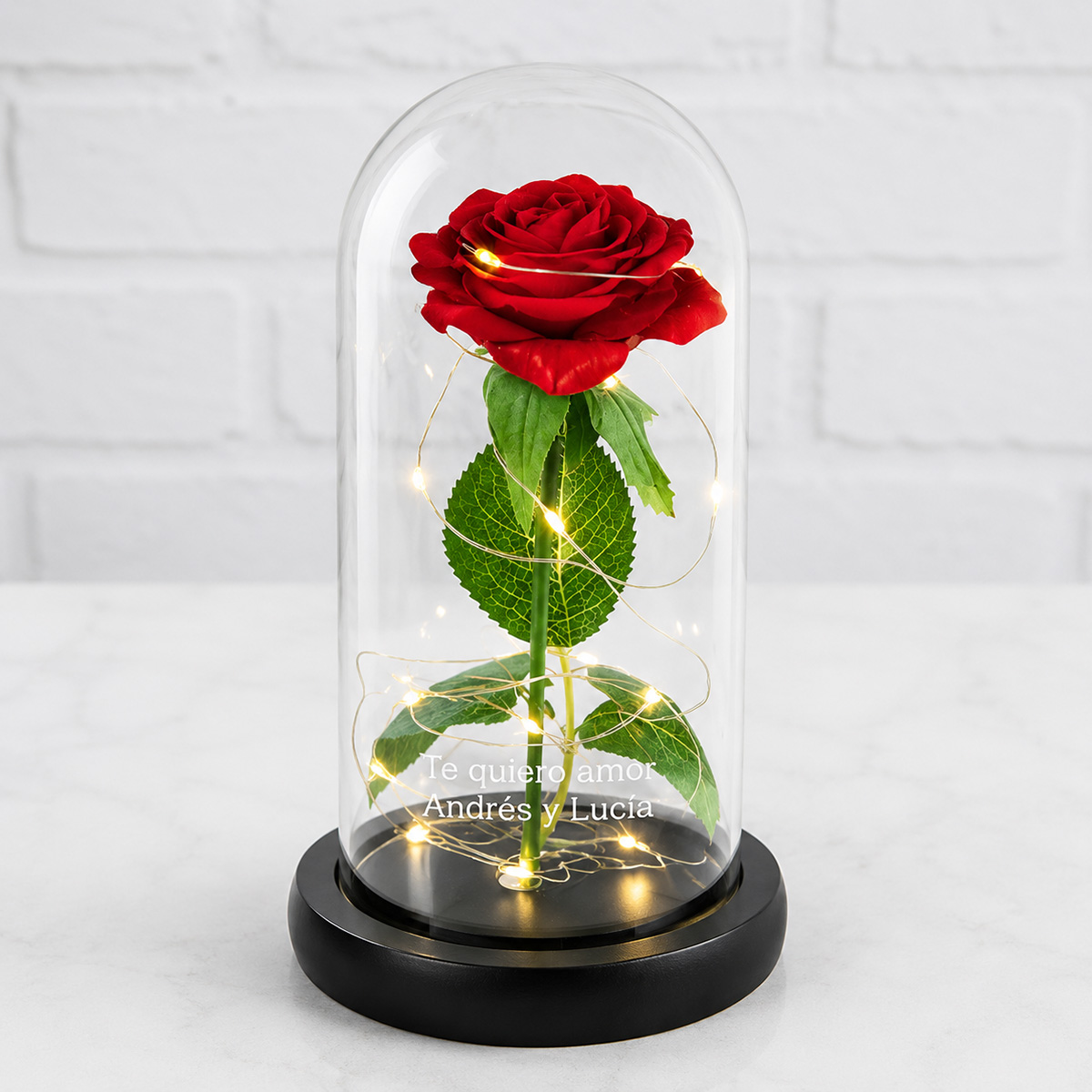 Rosa eterna personalizada