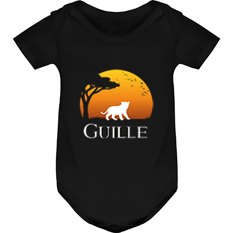 Regalos personalizados: Regalos con nombre: Pack camisetas negras padre e hijo personalizadas con nombre 'Leones'