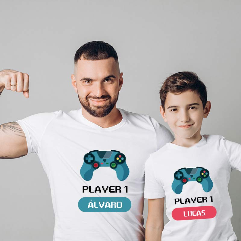 Regalos personalizados: Regalos con nombre: Pack camisetas personalizadas Players