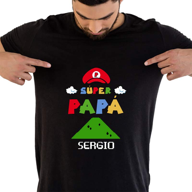 Regalos personalizados: Regalos con nombre: Pack camisetas personalizadas Súper...