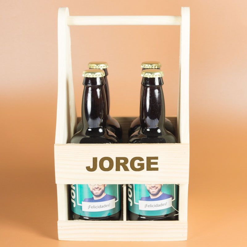 Regalos personalizados: Bebidas personalizadas: Pack de Cervezas personalizadas con foto