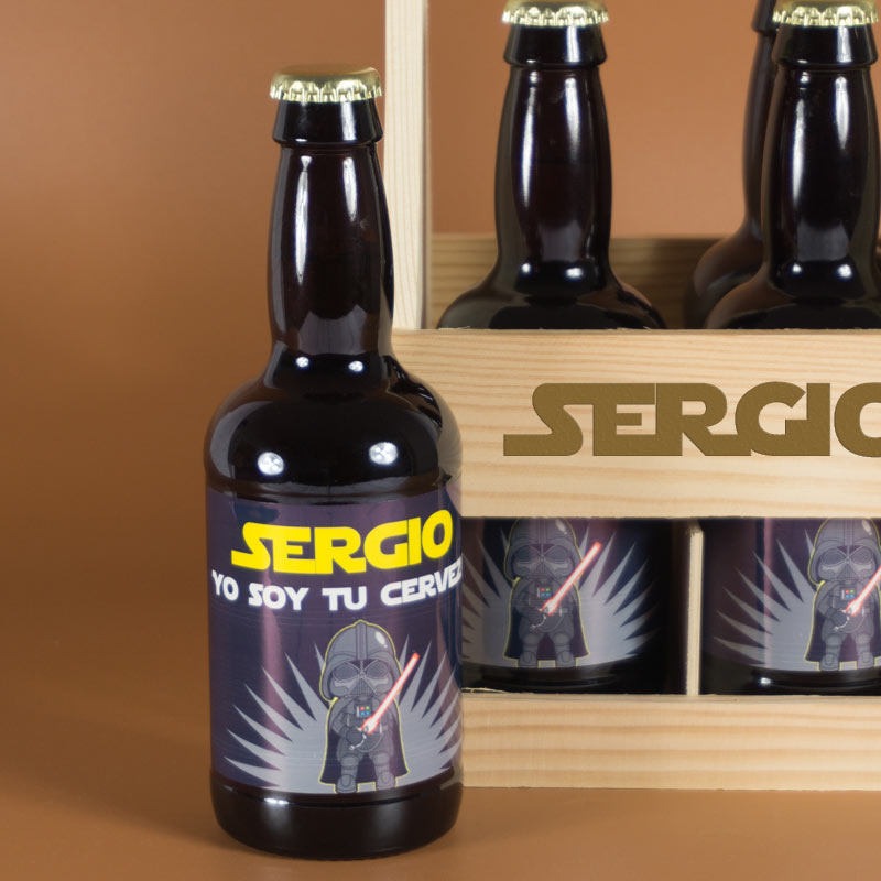 Regalos personalizados: Bebidas personalizadas: Pack de Cervezas personalizadas divertidas