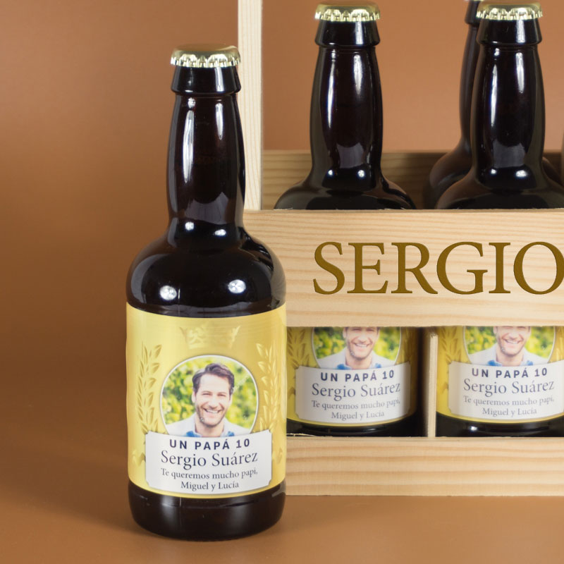 Regalos personalizados: Regalos con fotos: Pack de Cervezas personalizadas para el rey