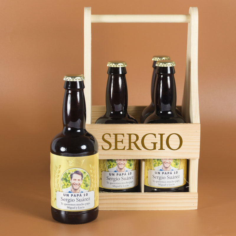 Regalos personalizados: Regalos con fotos: Pack de Cervezas personalizadas para el rey