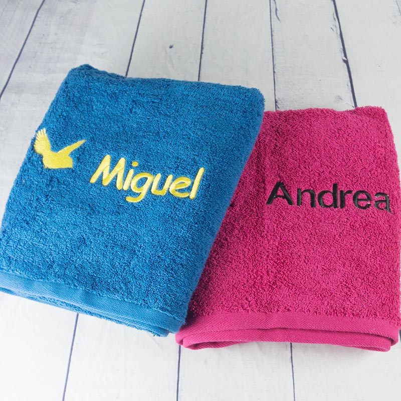 Regalos personalizados: Regalos bordados: Pack de toallas bordadas