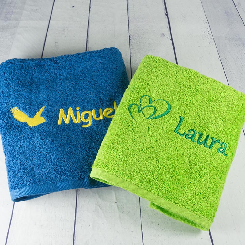 Regalos personalizados: Regalos bordados: Pack de toallas bordadas