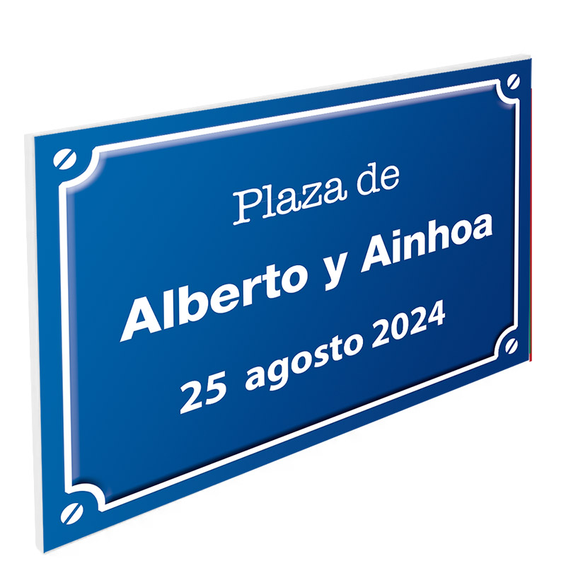 Regalos personalizados: Dise&ntilde;o y decoraci&oacute;n: Placa de calle personalizada