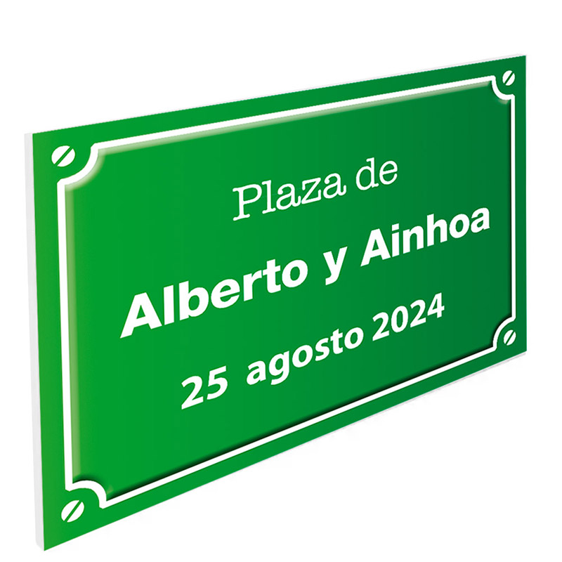 Regalos personalizados: Diseño y decoración: Placa de calle personalizada