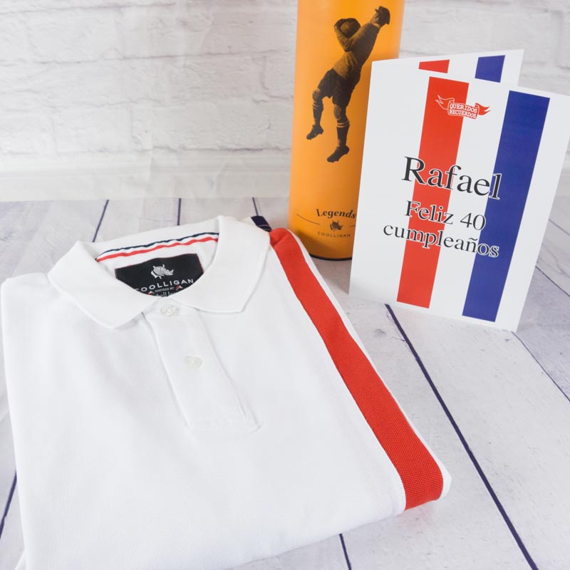 Regalos personalizados: Camisetas personalizadas: Polo Victory con tarjeta personalizada