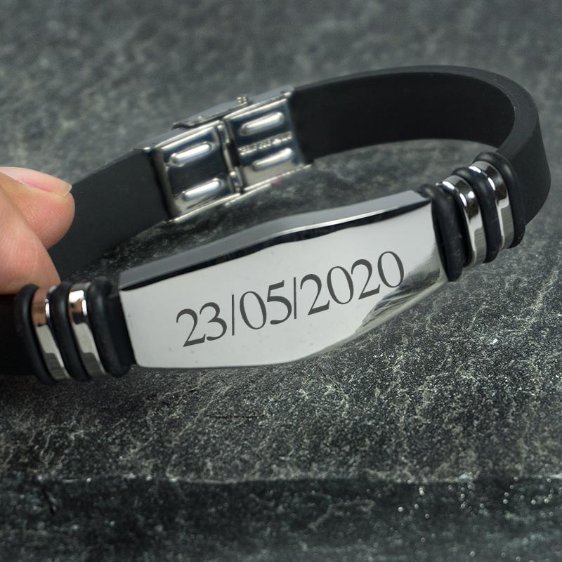 OrcaJump - Regalo Para El Día Del Padre-Pulsera De Cuero Trenzado Para