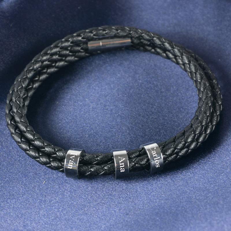 Regalos personalizados: Joyas personalizadas: Pulsera personalizada para hombre