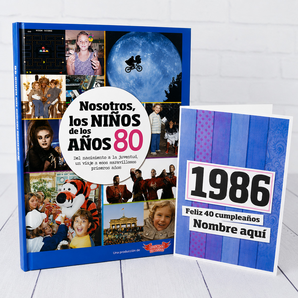 Regalo 40 cumplea&ntilde;os: libro con tarjeta