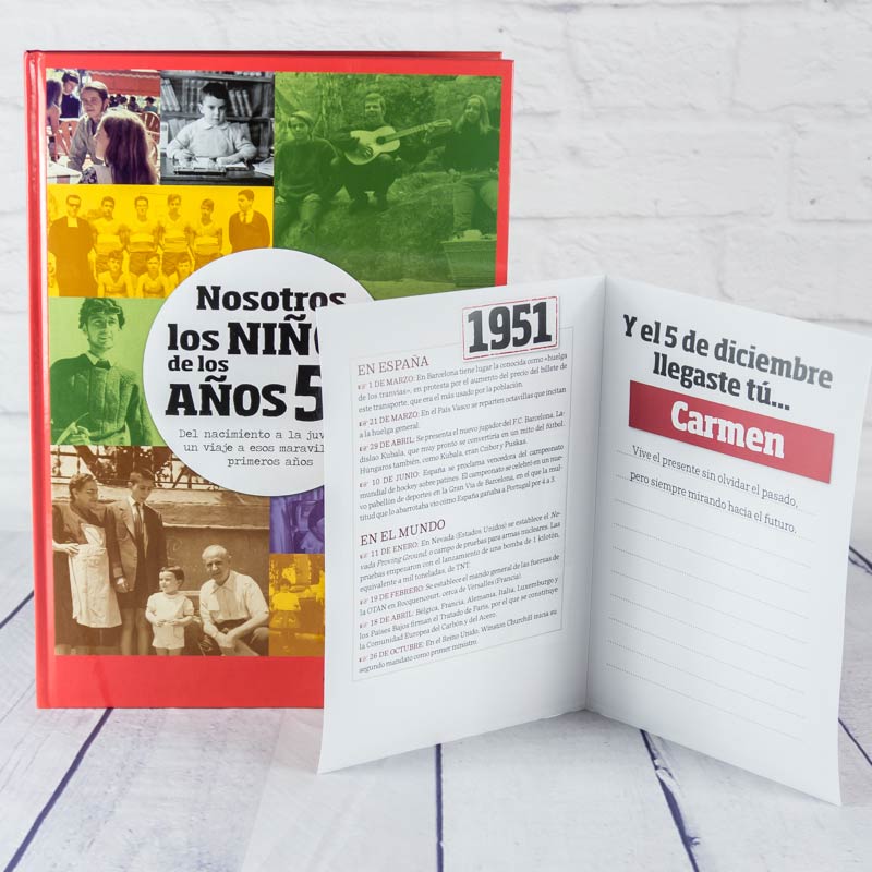 Regalos personalizados: Regalo 70 cumpleaños: libro con tarjeta: Regalo 70 cumpleaños: libro con tarjeta