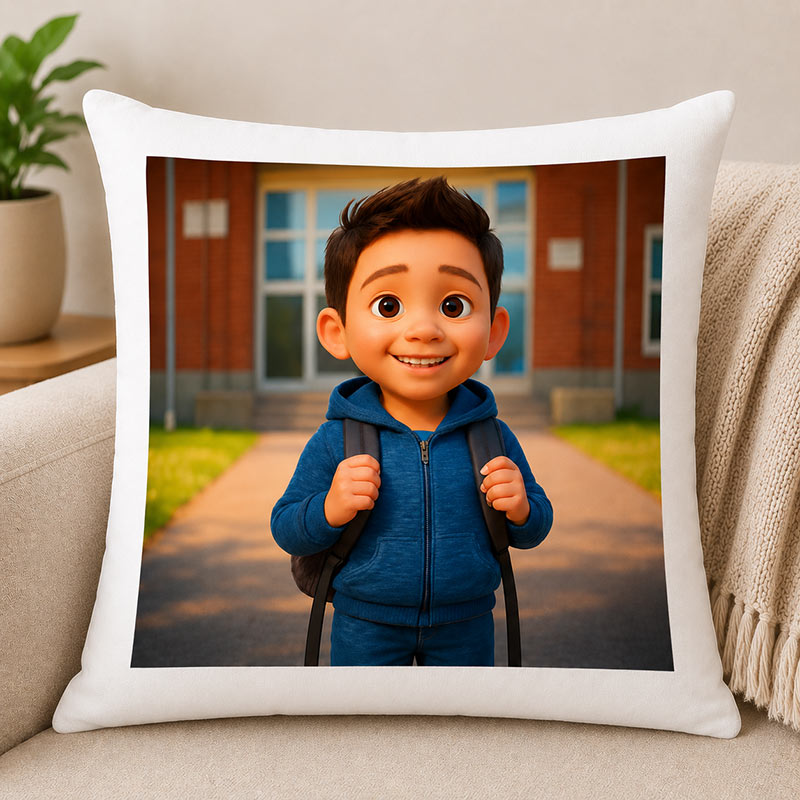 Regalos personalizados: Regalos con fotos: Retrato personalizado a partir de tu foto en Cojín Regalos personalizados: Regalos con fotos: Retrato personalizado a partir de tu foto en Cojín