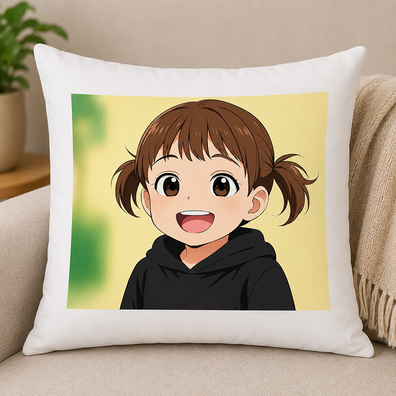 Regalos personalizados: Regalos con fotos: Retrato personalizado a partir de tu foto en Cojín Regalos personalizados: Regalos con fotos: Retrato personalizado a partir de tu foto en Cojín
