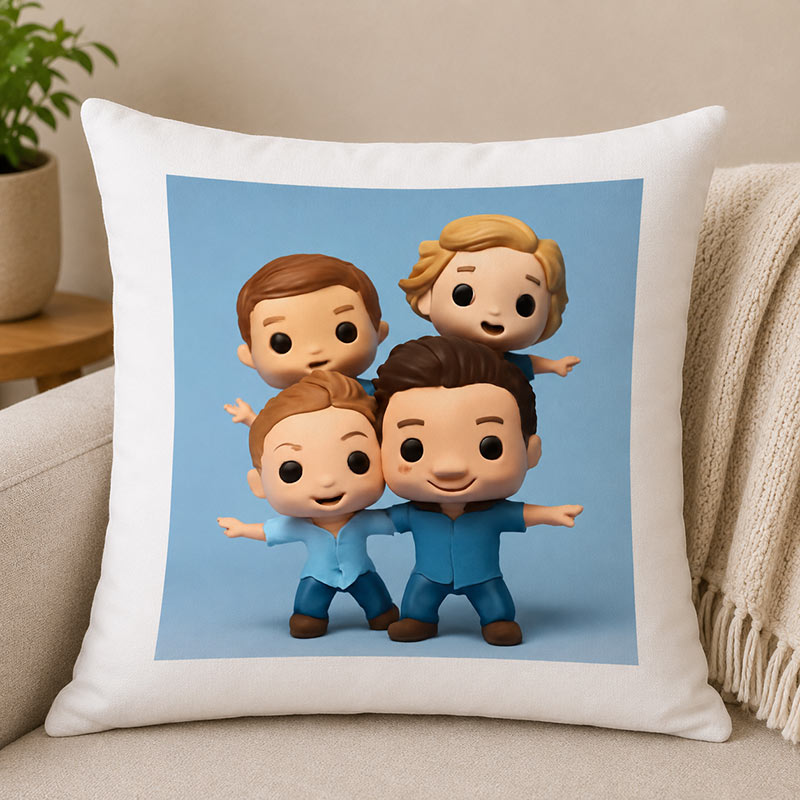 Regalos personalizados: Regalos con fotos: Retrato personalizado a partir de tu foto en Cojín Regalos personalizados: Regalos con fotos: Retrato personalizado a partir de tu foto en Cojín