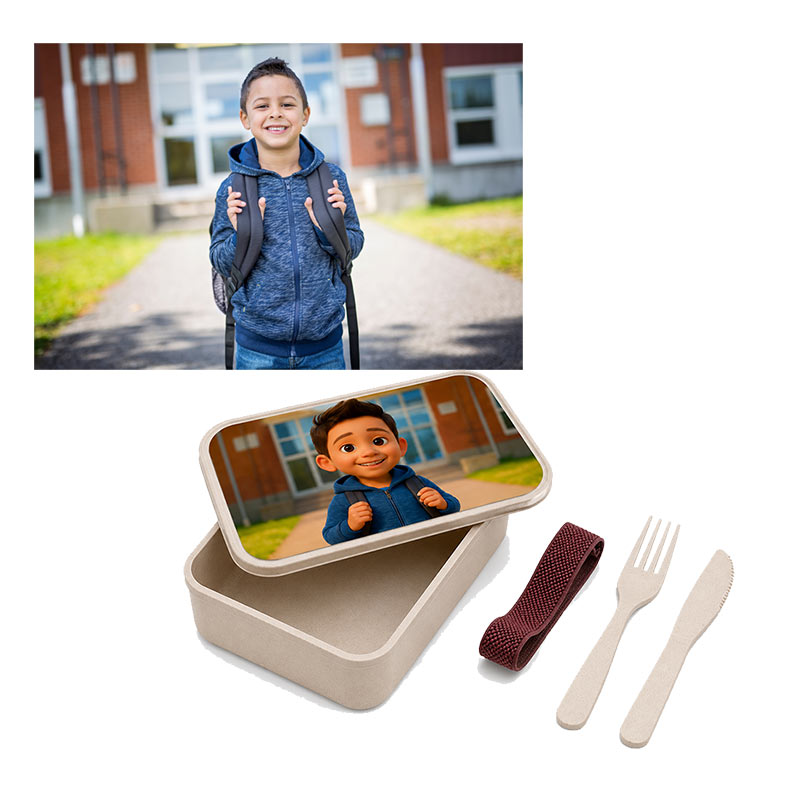 Regalos personalizados: Diseño y decoración: Retrato personalizado a partir de tu foto en Fiambrera Regalos personalizados: Diseño y decoración: Retrato personalizado a partir de tu foto en Fiambrera