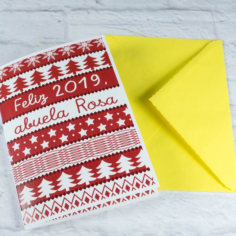 Regalos personalizados: Tarjetas personalizadas: Tarjeta de Navidad personalizada