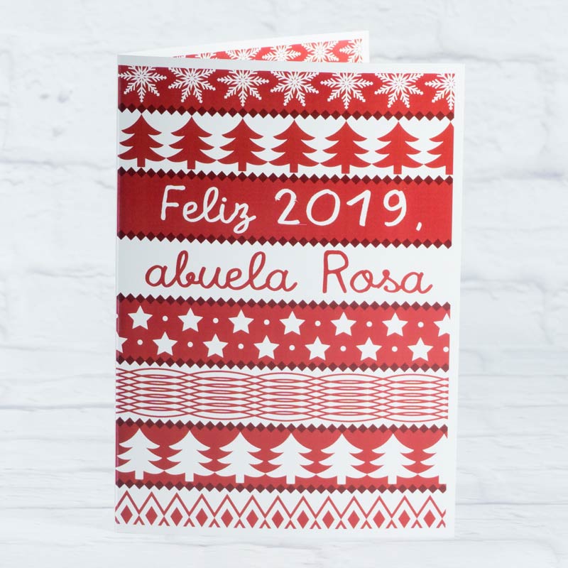 Regalos personalizados: Tarjetas personalizadas: Tarjeta de Navidad personalizada