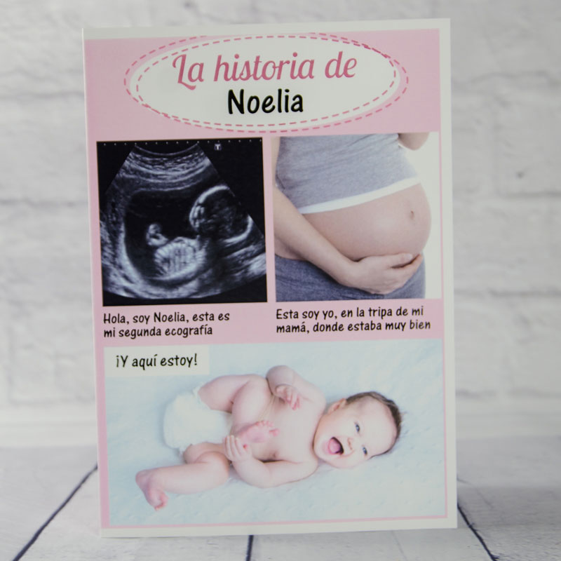 Regalos personalizados: Tarjetas personalizadas: Tarjeta nacimiento la historia de...