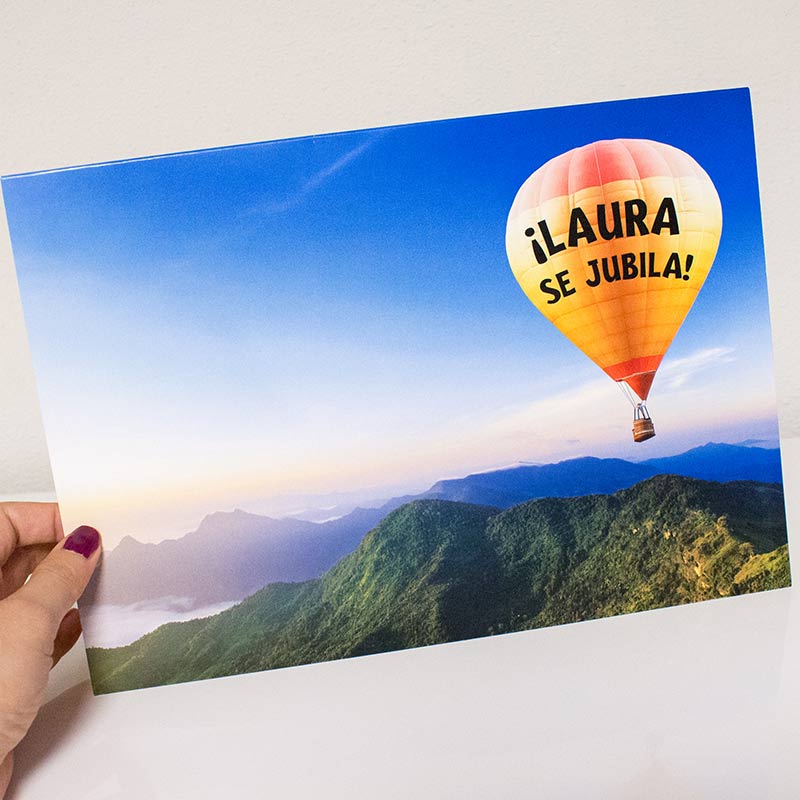 Regalos personalizados: Tarjeta personalizada especial Jubilación: Tarjeta personalizada especial Jubilación