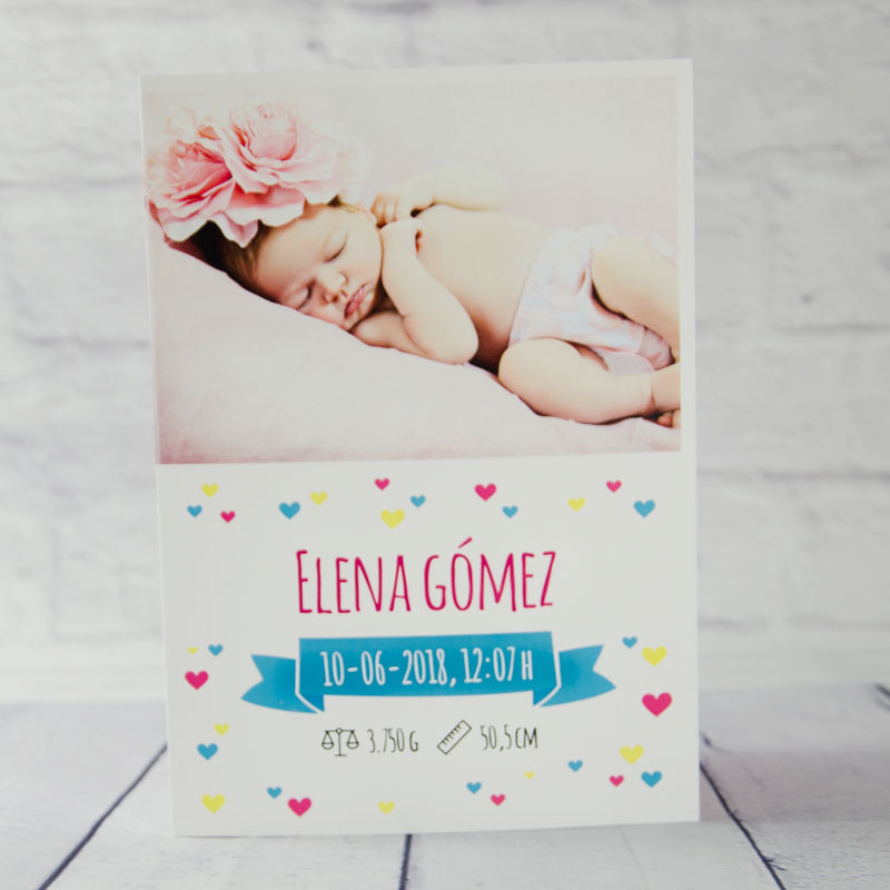 Regalos personalizados: Tarjetas personalizadas: Tarjeta personalizada para bebé