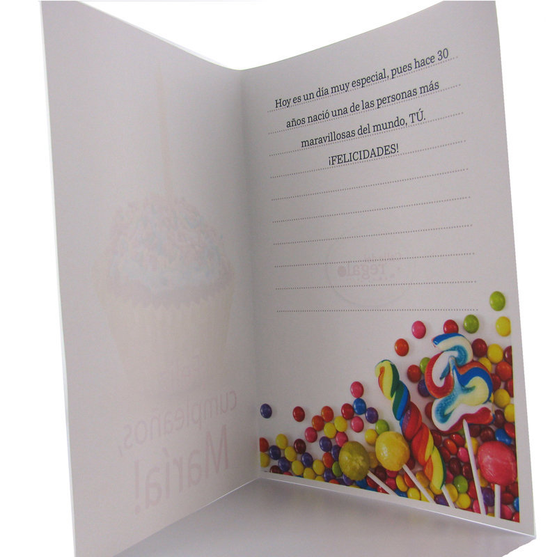 Regalos personalizados: Tarjetas personalizadas: Tarjeta personalizada para cumpleaños