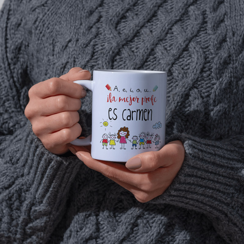 Regalos personalizados: Tazas personalizadas: Taza ¡El mejor profe eres tú!