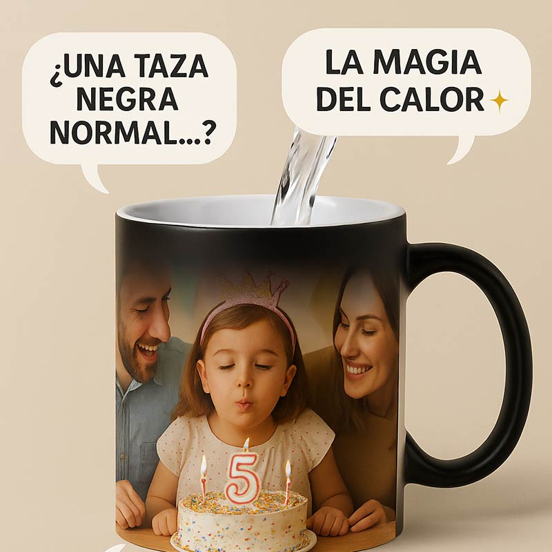 Regalos personalizados: Tazas personalizadas: Taza m&aacute;gica con foto
