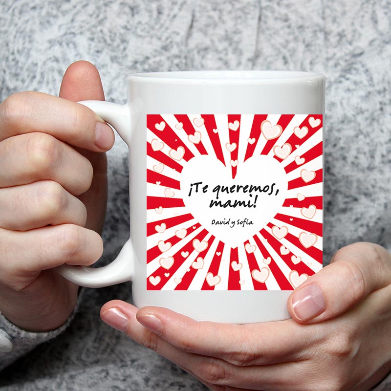 Regalos personalizados: Tazas personalizadas: Taza personalizada con dedicatoria