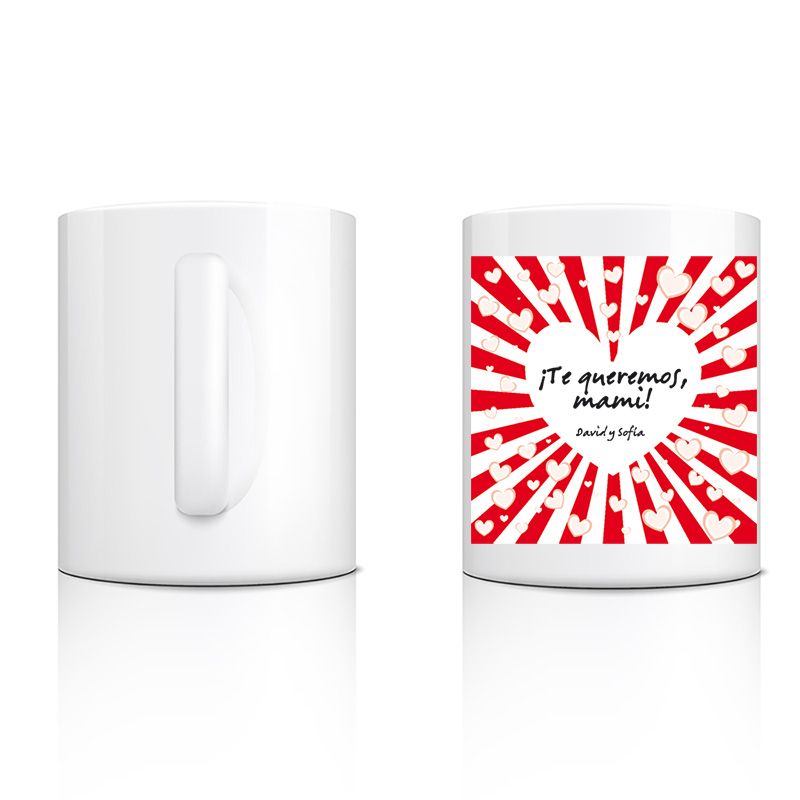 Regalos personalizados: Tazas personalizadas: Taza personalizada con dedicatoria