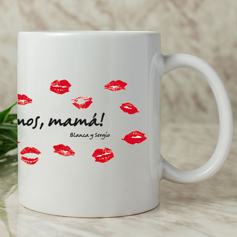 Regalos personalizados: Tazas personalizadas: Taza personalizada con dedicatoria