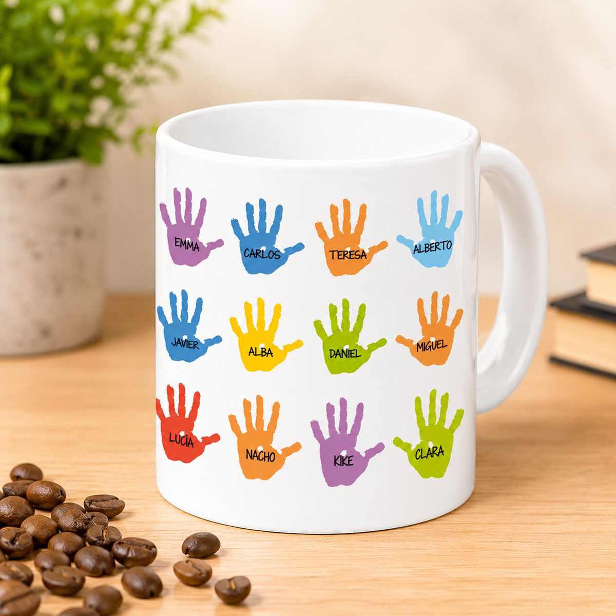 Taza personalizada 'Dejas huella'