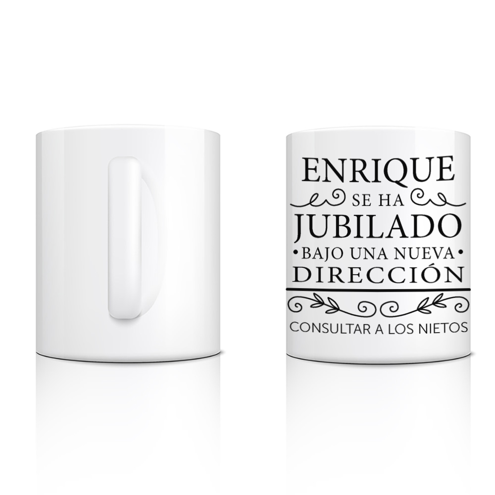 Regalos personalizados: Tazas personalizadas: Taza personalizada 'Jubilación'