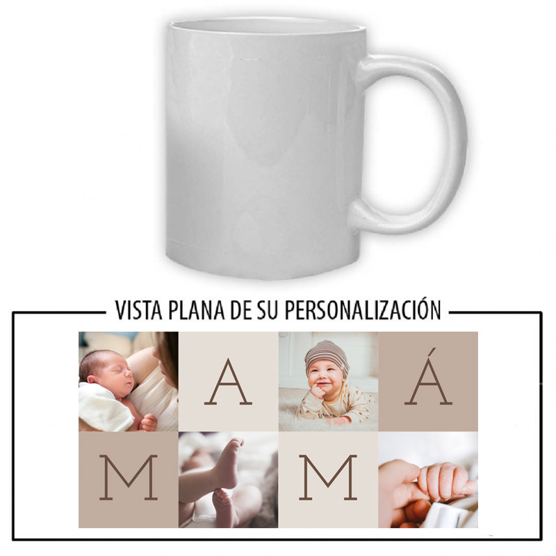 Regalos personalizados: Tazas personalizadas: Taza personalizada 'MAMÁ'