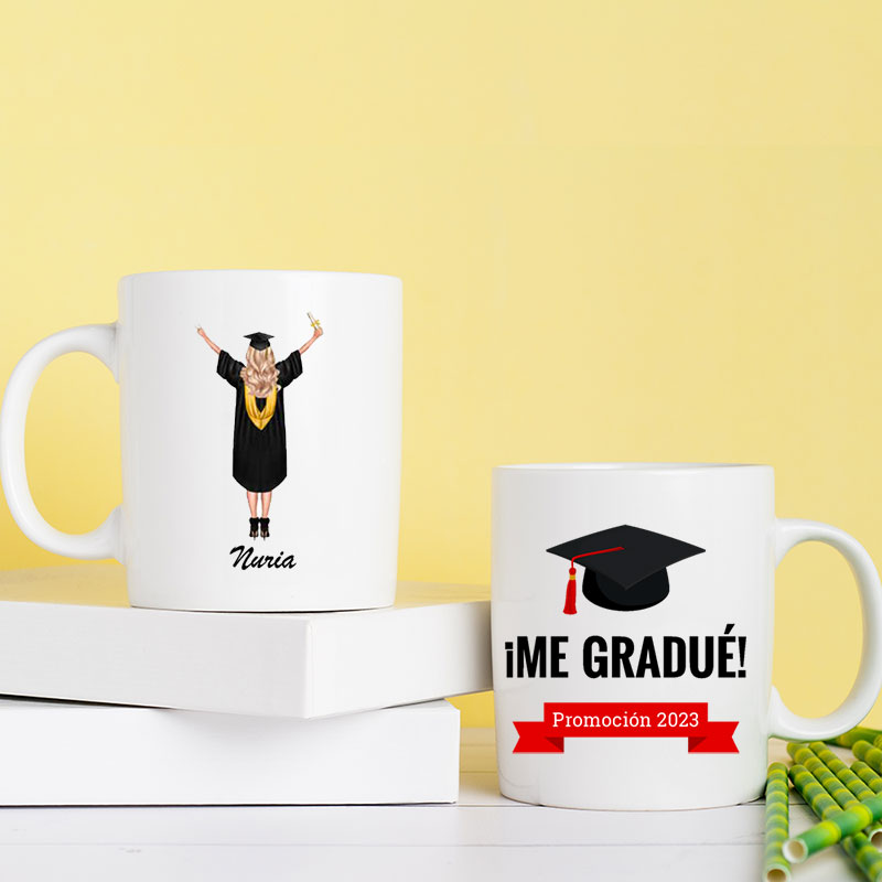 Regalos personalizados: Tazas personalizadas: Taza personalizada para Graduada