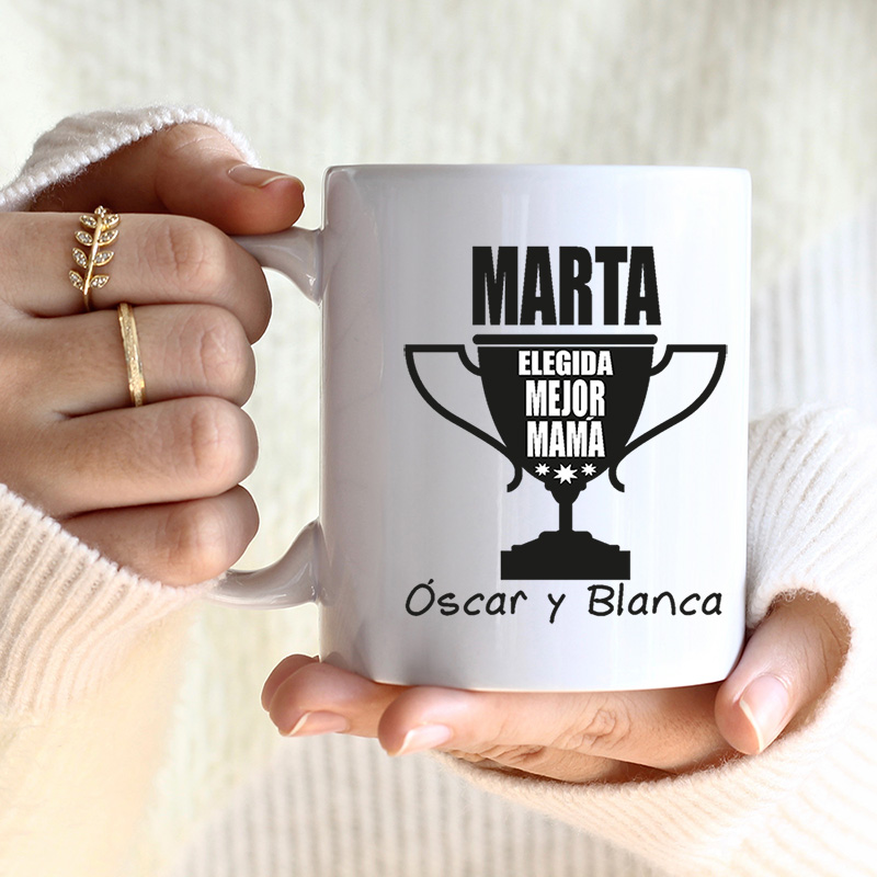 Regalos personalizados: Tazas personalizadas: Taza personalizada para la mejor madre